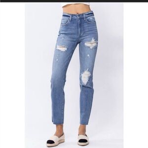 💕NWT Sneak Peek High Rise Distressed Jeans size 7/28